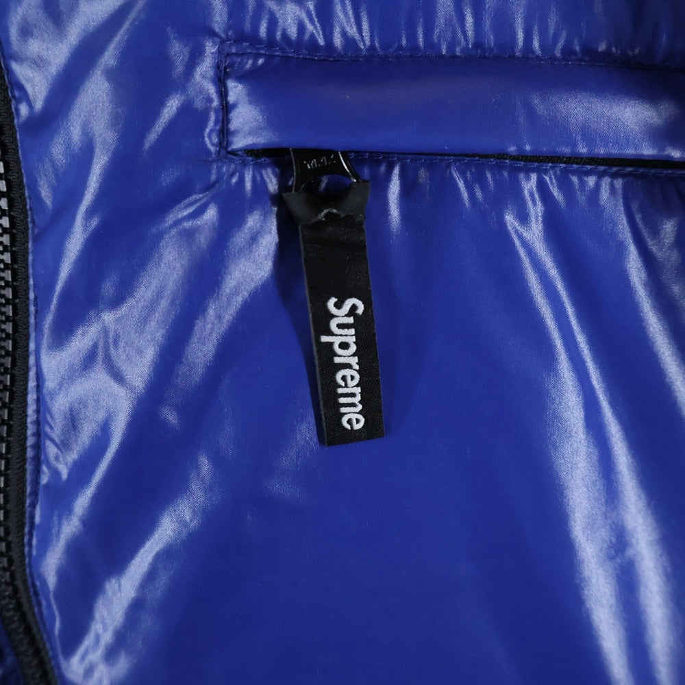 SUPREME(シュプリーム) 20SS Shiny Reversible Puffy Jacket シャイニー リバーシブル パフィ ダウンジャケット オレンジ/ブルー