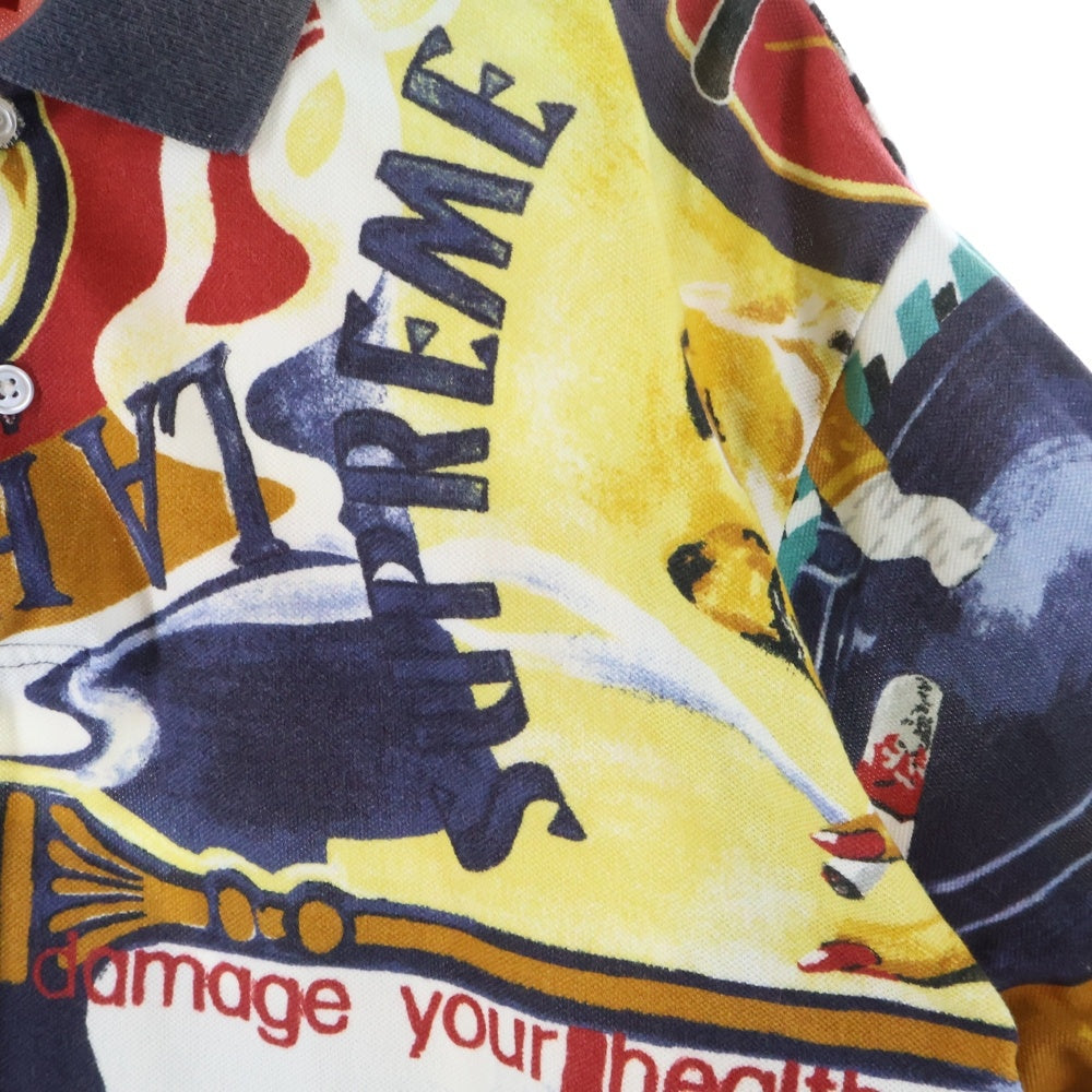 SUPREME(シュプリーム) 20SS Filtre Polo フィルターポロ 総柄 半袖ポロシャツ マルチカラー