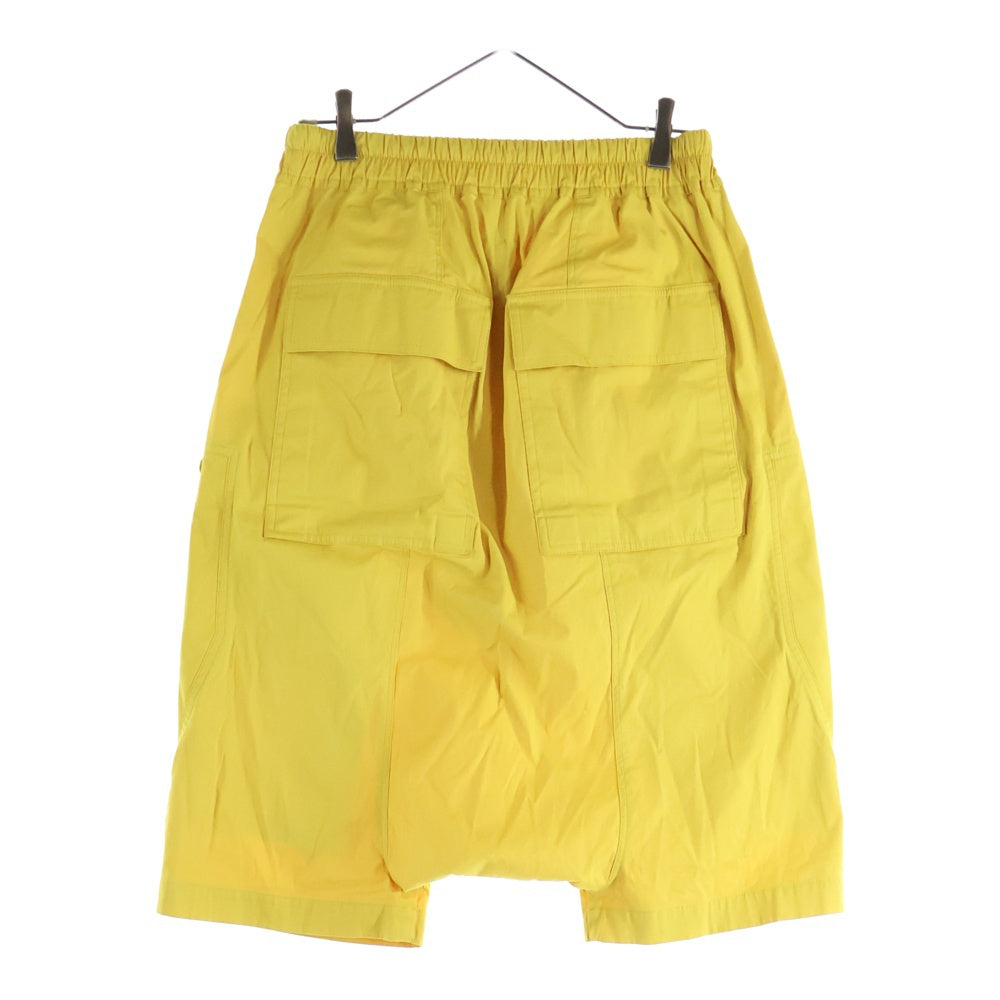 Rick Owens(リックオウエンス) 20SS BAUHAUS POD SHORT バウハウス ポッド ショーツ マルチポケットハーフパンツ イエロー RR20S7389-TE