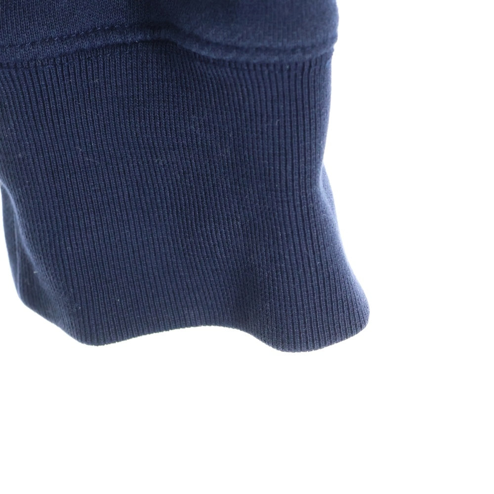 MAISON KITSUNE(メゾンキツネ) チラックスフォックス パッチ ジップアップフーディ スウェットパーカー ネイビー IU00353KM0001