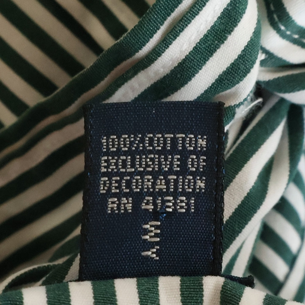 Polo GOLF Ralph Lauren(ポロゴルフラルフローレン) ストライプ ボタンダウン 長袖 シャツ グリーン