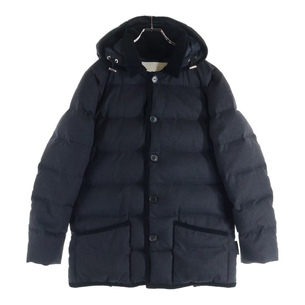 MACKINTOSH(マッキントッシュ) ストームシステム コーデュロイカラー フーデッド ウール ダウンジャケット コート グレー GD-004-B