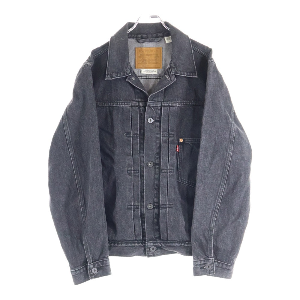 Levi's premium(リーバイスプレミアム) TYPE I TRUCKER STONEWASH ファーストタイプ ストーンウォッシュ加工 デニムトラッカージャケット ブラック PC9-A3174-0000