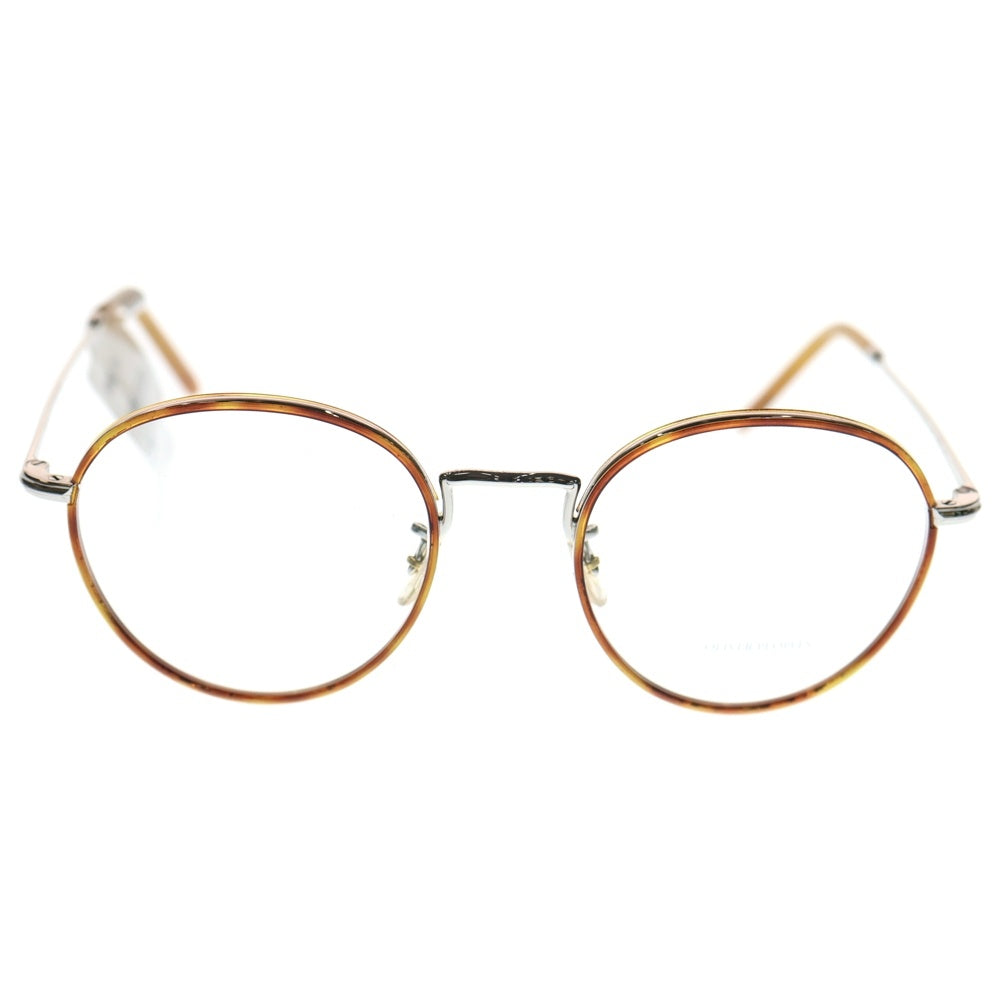 OLIVER PEOPLES(オリバーピープルズ) SIDELL サイデル メタルフレーム ボストン メガネ サングラス 眼鏡 ブラウン 0OV1333