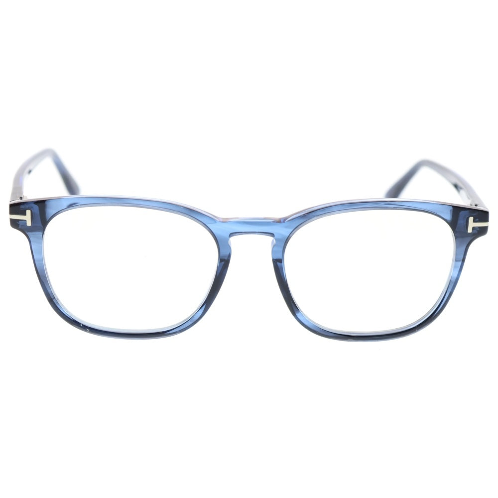 TOM FORD(トムフォード) BLUE BLOCK ブルー ブロック ブルーライトカット クリアフレーム ボストン メガネ サングラス 眼鏡 ブルー FT5868-B