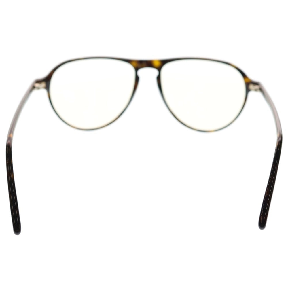 TOM FORD(トムフォード) LIGHT BLOCK ライト ブロック オーバル トーティシェル メガネ サングラス 眼鏡 ブラウン FT5869-B