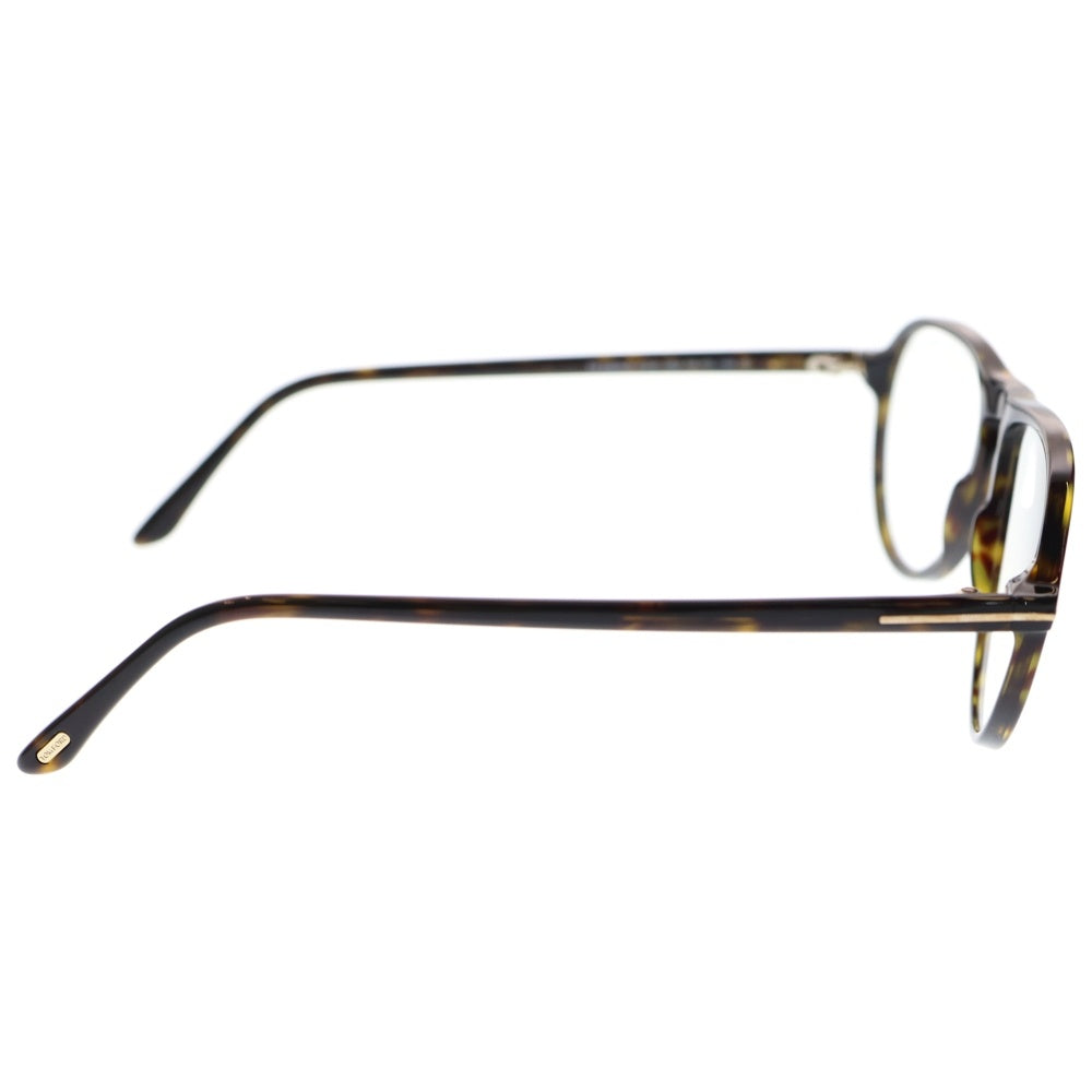 TOM FORD(トムフォード) LIGHT BLOCK ライト ブロック オーバル トーティシェル メガネ サングラス 眼鏡 ブラウン FT5869-B