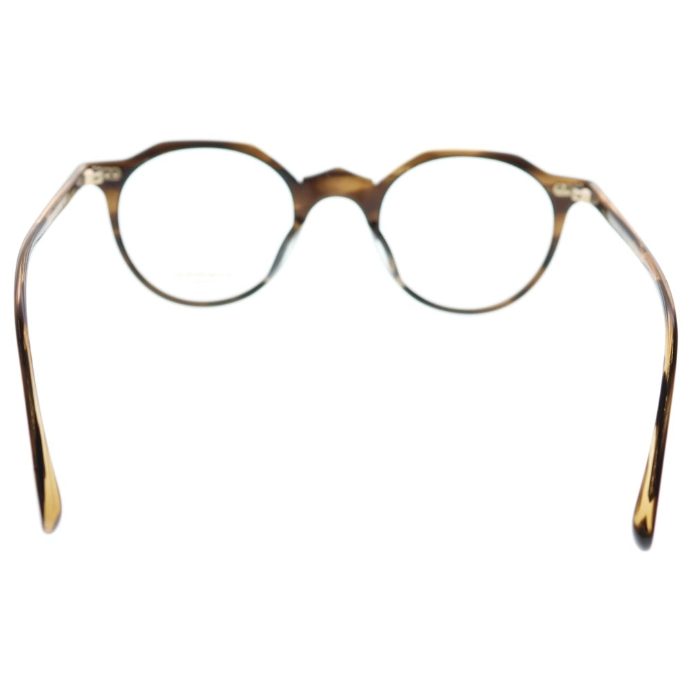 OLIVER PEOPLES(オリバーピープルズ) OP-L-XL クラウンパントシェイプ ロゴデザイン メガネ サングラス 眼鏡 ブラウン