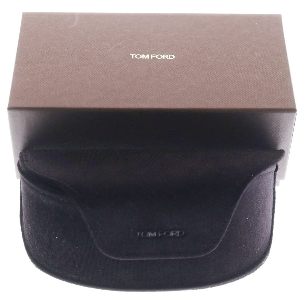 TOM FORD(トムフォード) LIGHT BLOCK ライト ブロック オーバル トーティシェル メガネ サングラス 眼鏡 ブラック FT5869-B
