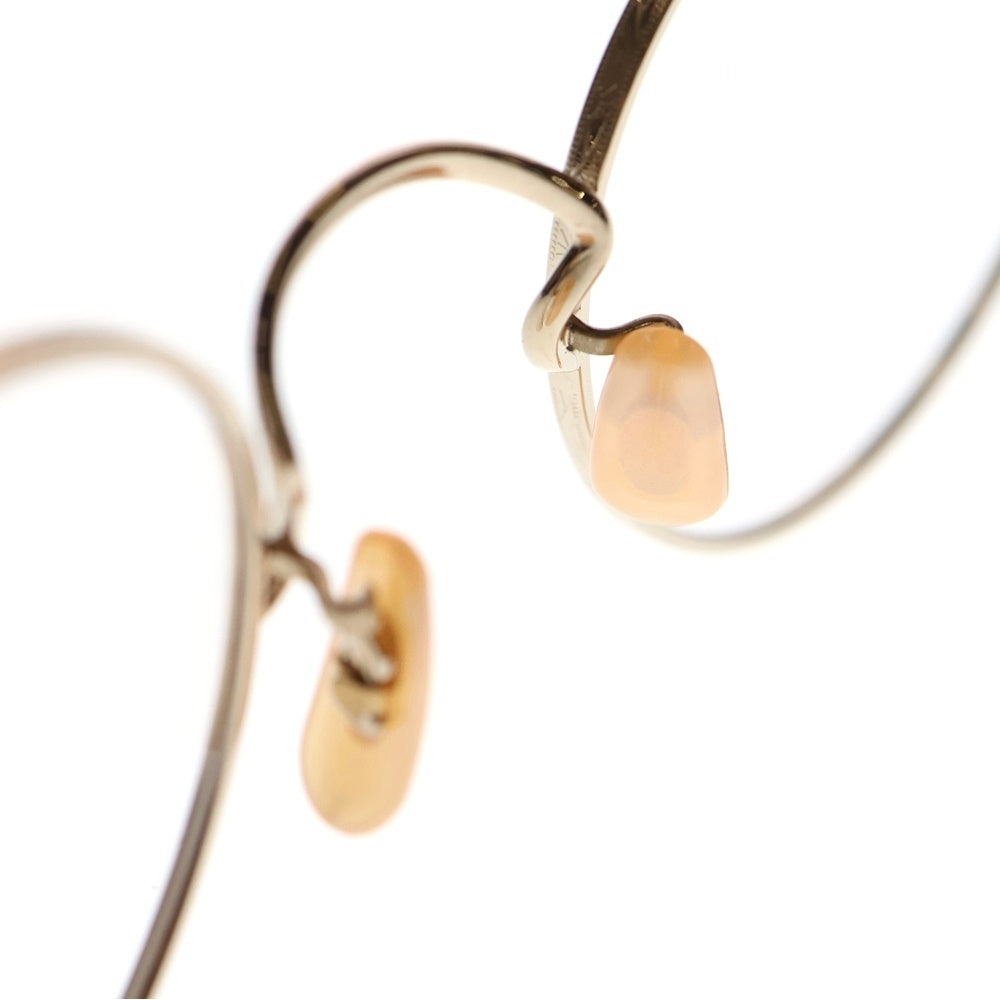 OLIVER PEOPLES(オリバーピープルズ) OP-78 ボストン クラシックフレーム ロゴデザイン メガネ サングラス 眼鏡 アンティークゴールド 0OV7967