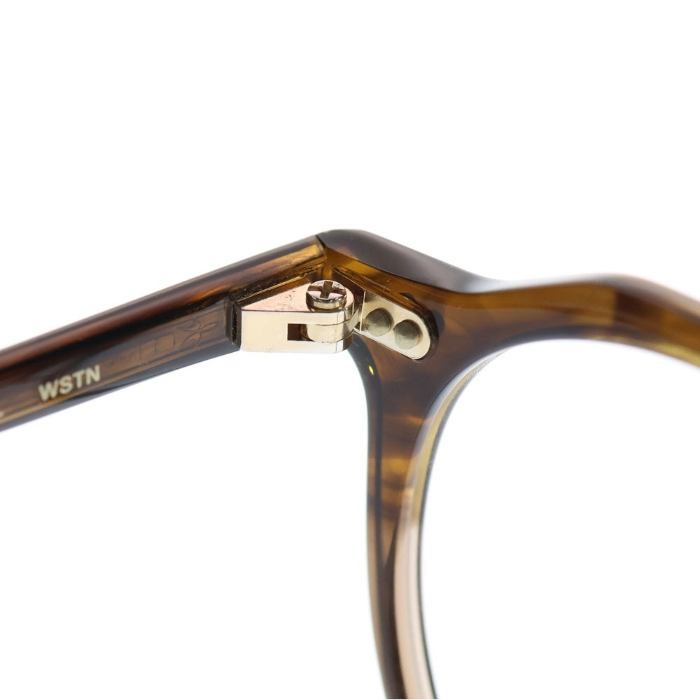 OLIVER PEOPLES(オリバーピープルズ) OP-L-XL クラウンパントシェイプ ロゴデザイン メガネ サングラス 眼鏡 ブラウン