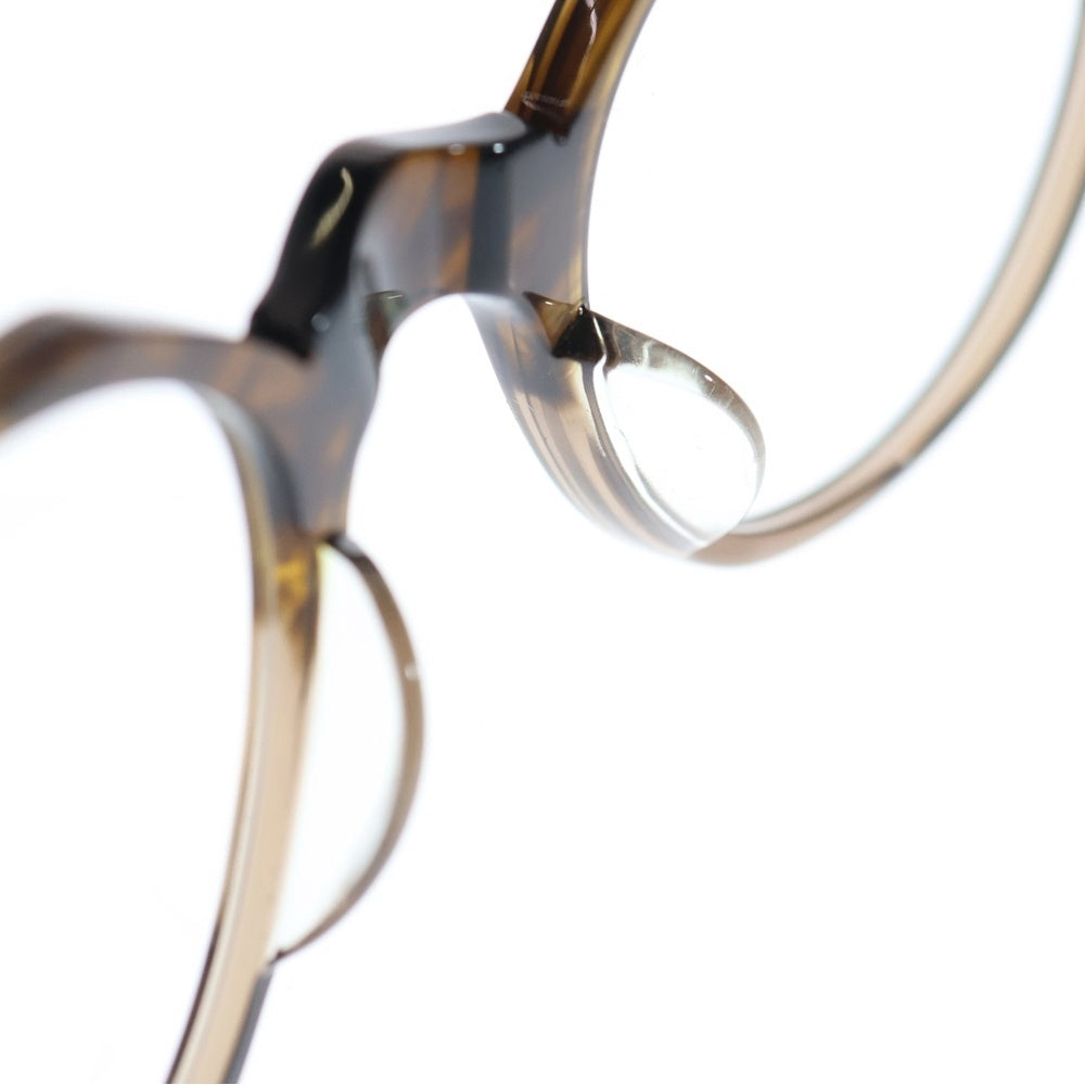 OLIVER PEOPLES(オリバーピープルズ) OP-L-XL クラウンパントシェイプ ロゴデザイン メガネ サングラス 眼鏡 ブラウン