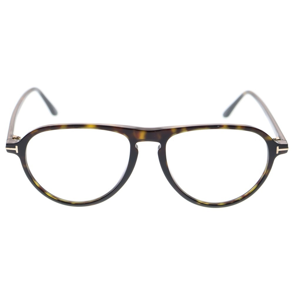 TOM FORD(トムフォード) LIGHT BLOCK ライト ブロック オーバル トーティシェル メガネ サングラス 眼鏡 ブラウン FT5869-B