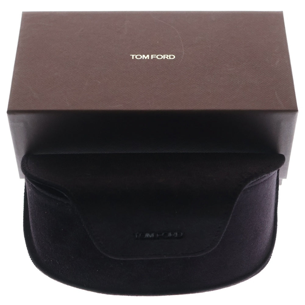 TOM FORD(トムフォード) LIGHT BLOCK ライト ブロック オーバル トーティシェル メガネ サングラス 眼鏡 ブラウン FT5869-B