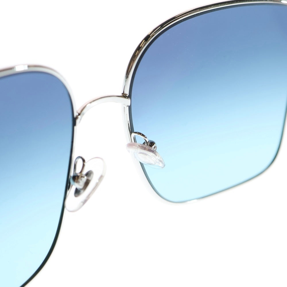 TIFFANY & Co.(ティファニー) ハードウェアモチーフ カラーレンズ スクエア サングラス 眼鏡 ブルー TF3094