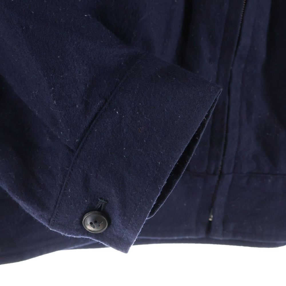 COMOLI(コモリ) 16AW フラノZIP ウール ジャケット ブルゾン ネイビー