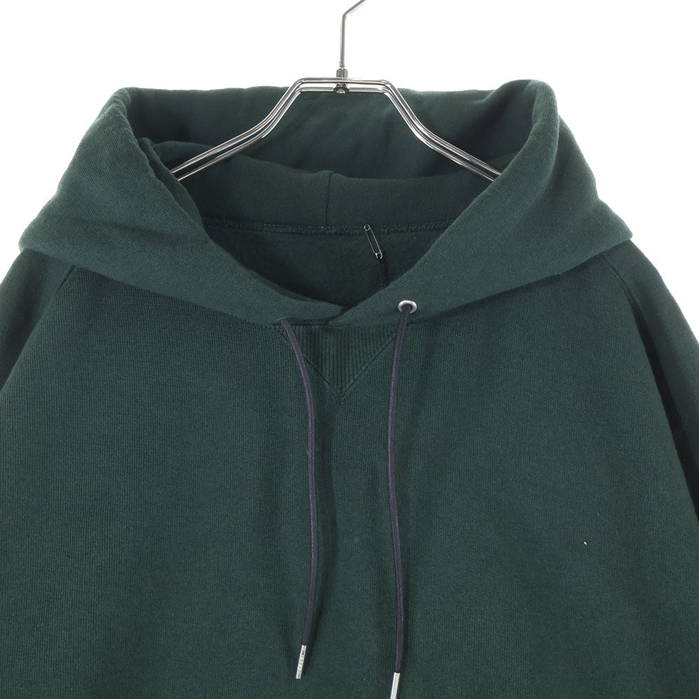 Sacai(サカイ) 25AW ×CARHARTT WIP COTTON JERSEY HOODIE カーハート ウィップ コットン ジャージ フーディー プルオーバースウェットパーカー グリーン 25-00993S