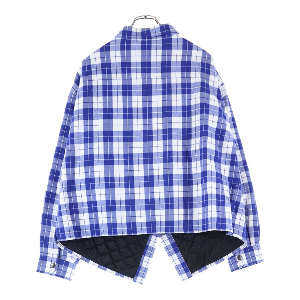 BALENCIAGA(バレンシアガ) 20AW 裏地キルティング チェックシャツ