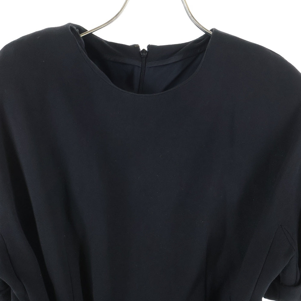 BALENCIAGA(バレンシアガ) ショートスリーブ ウールワンピース ドレス レディース ブラック 246418 TT749