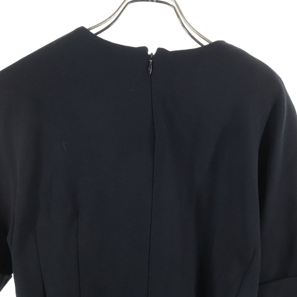 BALENCIAGA(バレンシアガ) ショートスリーブ ウールワンピース ドレス レディース ブラック 246418 TT749