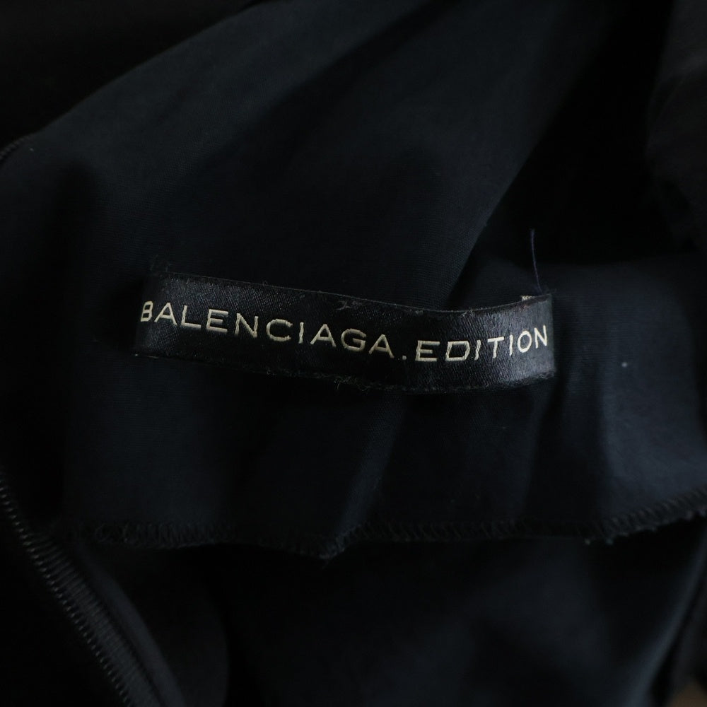 BALENCIAGA(バレンシアガ) ショートスリーブ ウールワンピース ドレス レディース ブラック 246418 TT749
