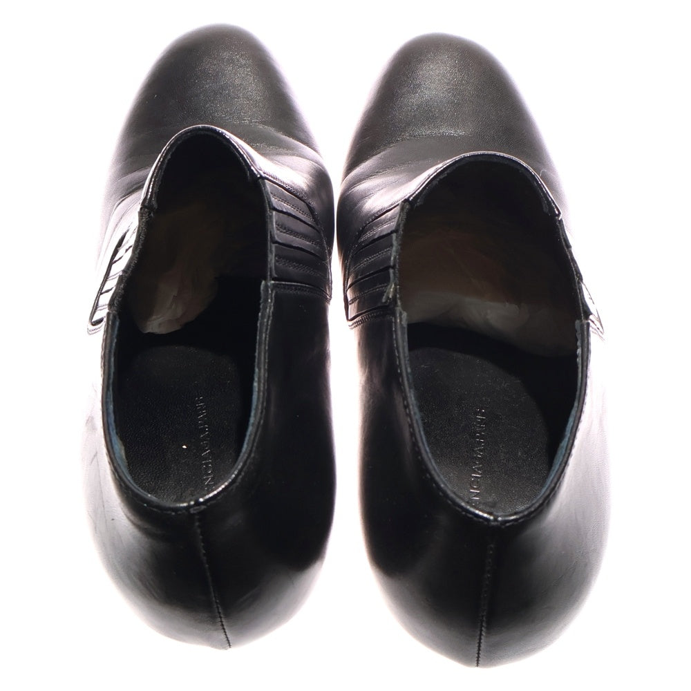 BALENCIAGA(バレンシアガ) ラウンドトゥ ハイヒール レザーパンプス レディース ブラック 273218