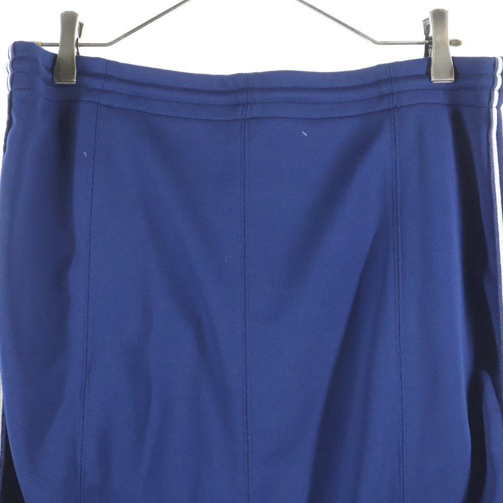 CELINE(セリーヌ) ロゴ刺繍 サイドラインスカート レディース ブルー