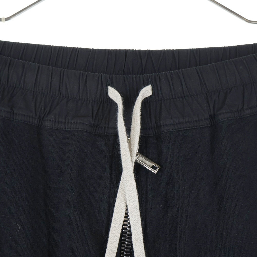 Rick Owens DRKSHDW(リックオウエンス ダークシャドウ) 25SS GETH BELAS ゲスベラ ドローストリング コットン スウェット ワイドパンツ ブラック DU01E3378-RIG