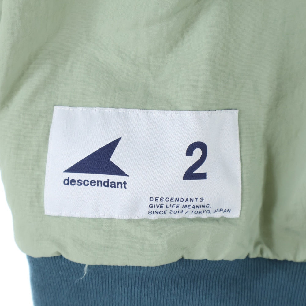 DESCENDANT(ディセンダント) TIDE HALFZIP FLEECE LS SHIRT タイド ハーフジップ フリース長袖ジャケット カーキ