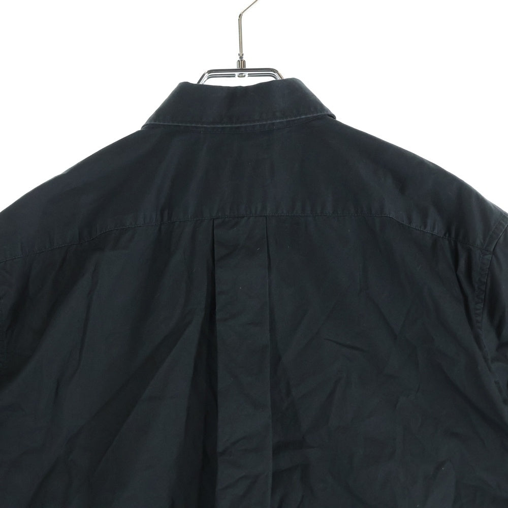 LEMAIRE(ルメール) コットン レギュラーカラー 半袖シャツ ブラック