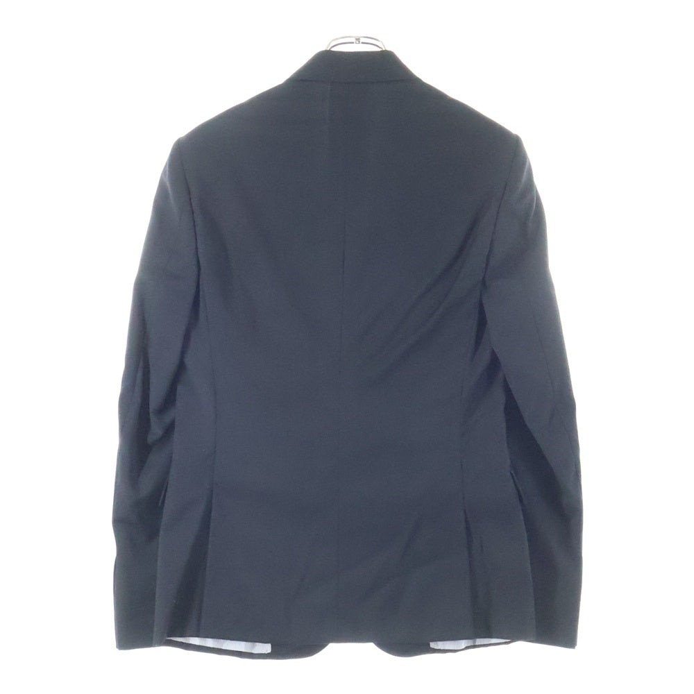 BAND OF OUTSIDERS(バンドオブアウトサイダーズ) ウール 2B シングルテーラードジャケット センタープレス スラックスパンツ セットアップ ブラック BO6D026/BO3M025