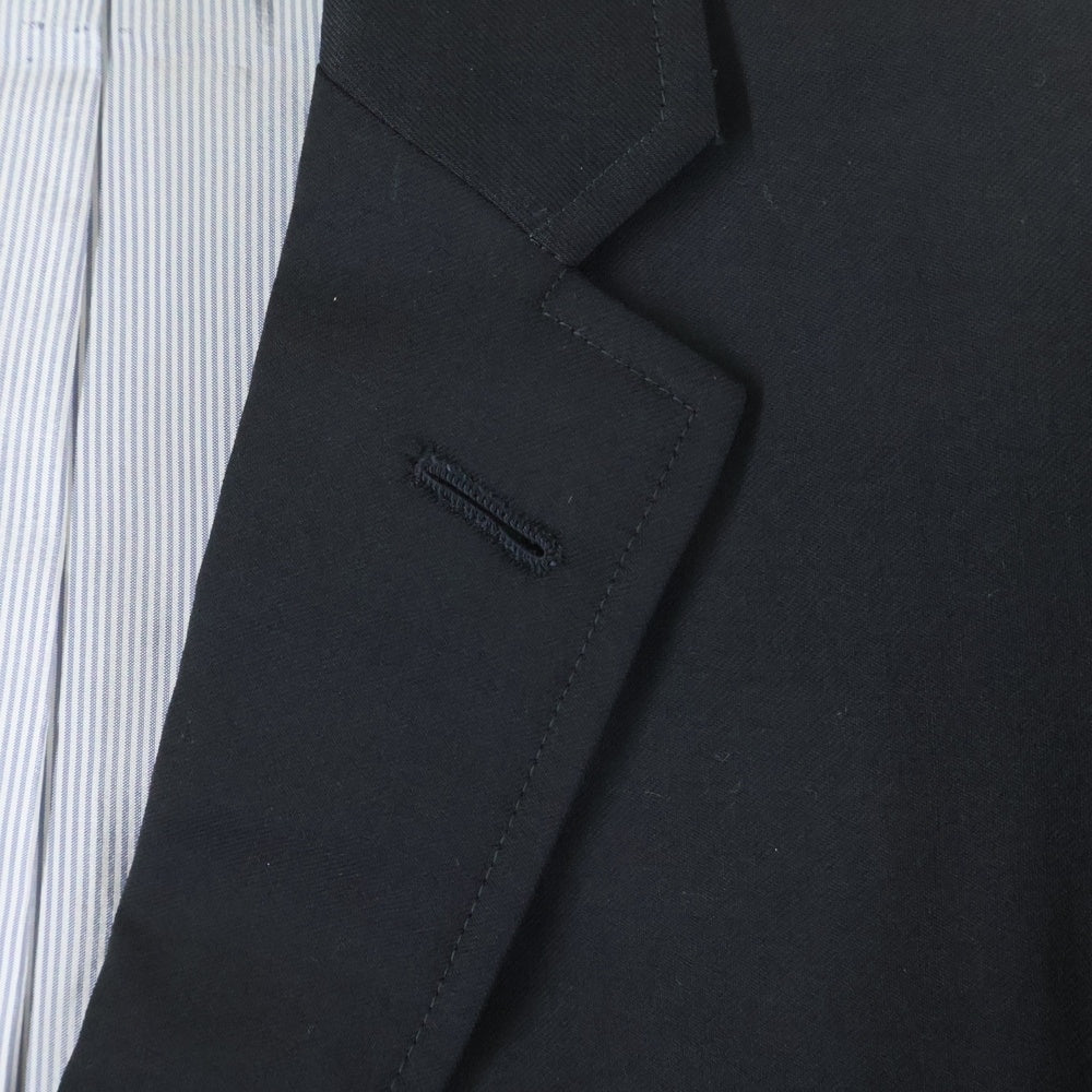 BAND OF OUTSIDERS(バンドオブアウトサイダーズ) ウール 2B シングルテーラードジャケット センタープレス スラックスパンツ セットアップ ブラック BO6D026/BO3M025