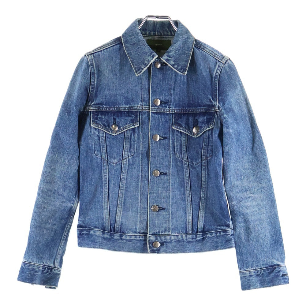 green(グリーン) デニムトラッカージャケット レディース インディゴ