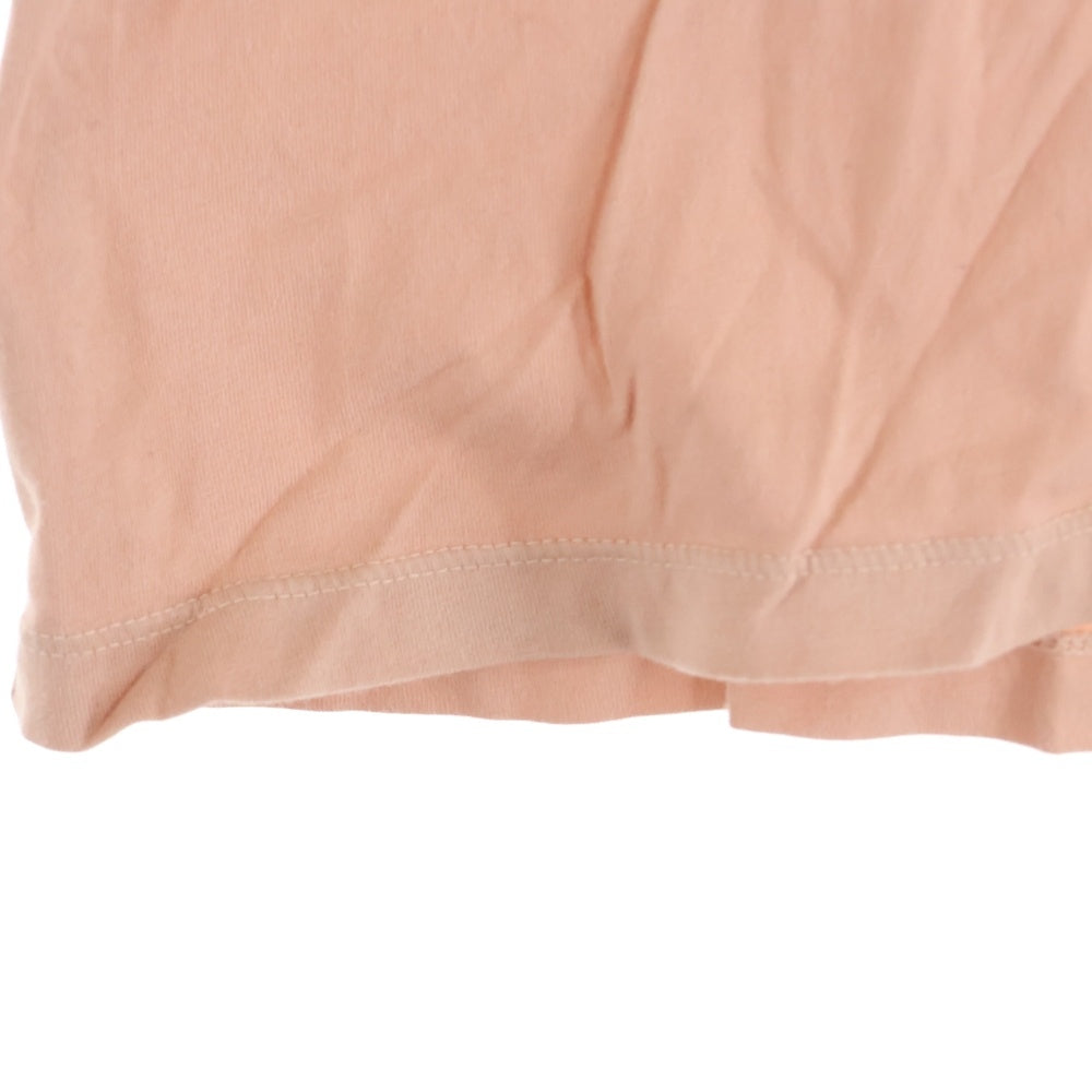 Maison Margiela 10(メゾン マルジェラ) 18SS STEREO TYPE ステレオ タイプ 胸ロゴデザイン クルーネック カットソー Tシャツ ピンク S50GC0499