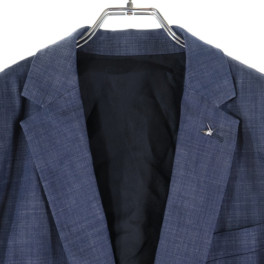 1 PIU 1 UGUALE 3(ウノピゥウノウグァーレトレ) セットアップスーツ テーラードジャケット スラックスパンツ ネイビー MRB556 / MRP522