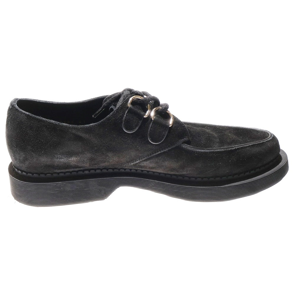 SAINT LAURENT PARIS(サンローランパリ) テディ スウェード ダービーシューズ ブラック 667606