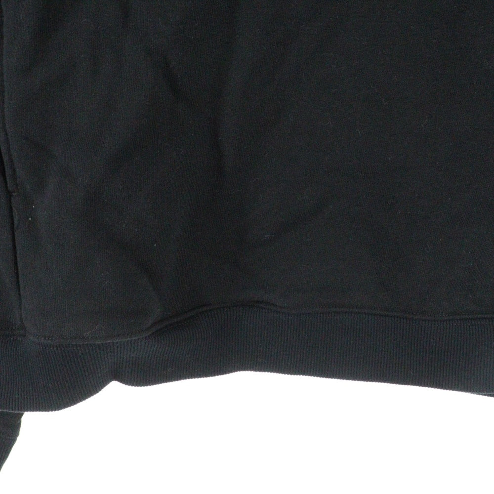 ENMER(エンメール) ロゴ刺繍 プルオーバーパーカー フーディー スウェット ブラック