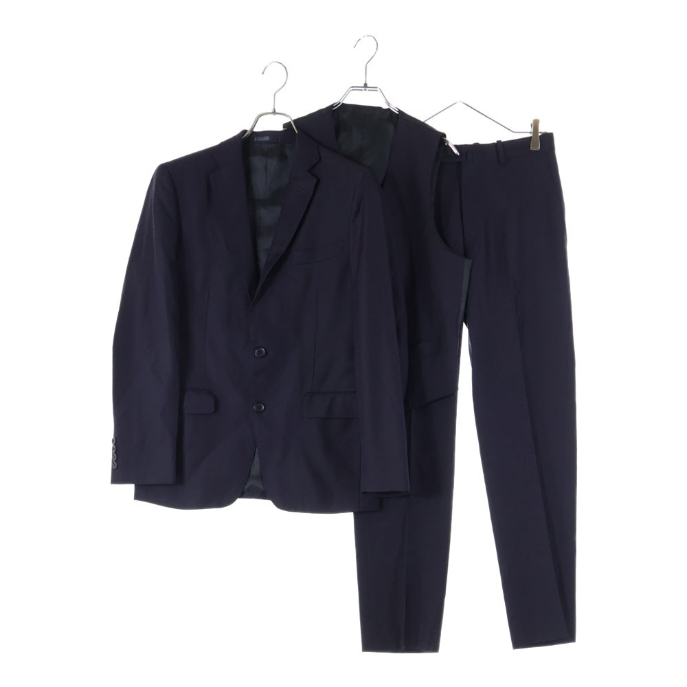 NO BRAND(ノーブランド) ONLY / オンリー REDA スリーピース セットアップ スーツ ジャケット ベスト スラックスパンツ パープル
