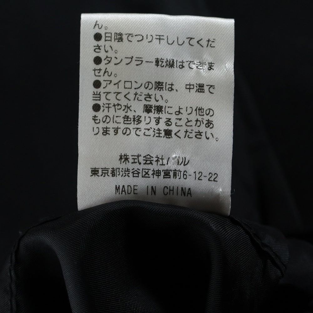 Lui's(ルイス) ウール混 比翼ボタン 1Bテーラードジャケット ブラック LUZ2012207A0005