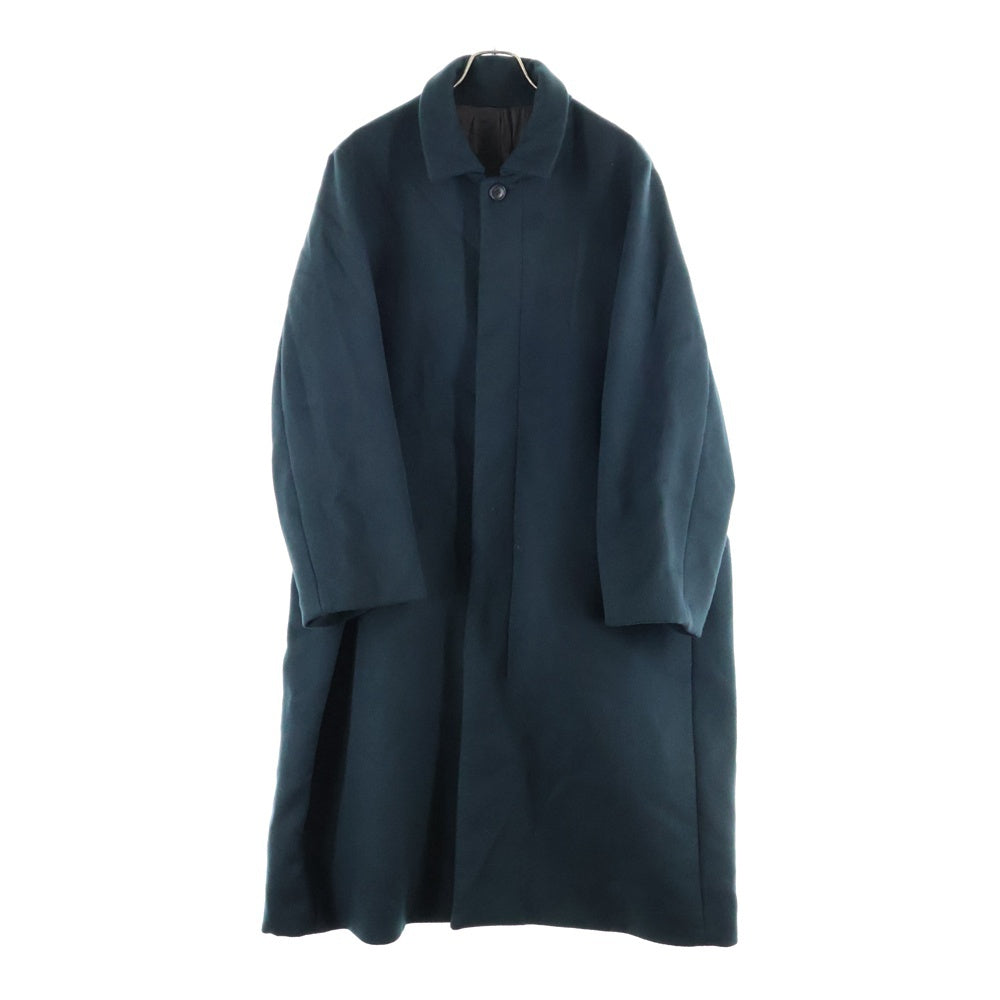 Lui's(ルイス) ウール混 ロングコート グリーン LUZ2012408A0002