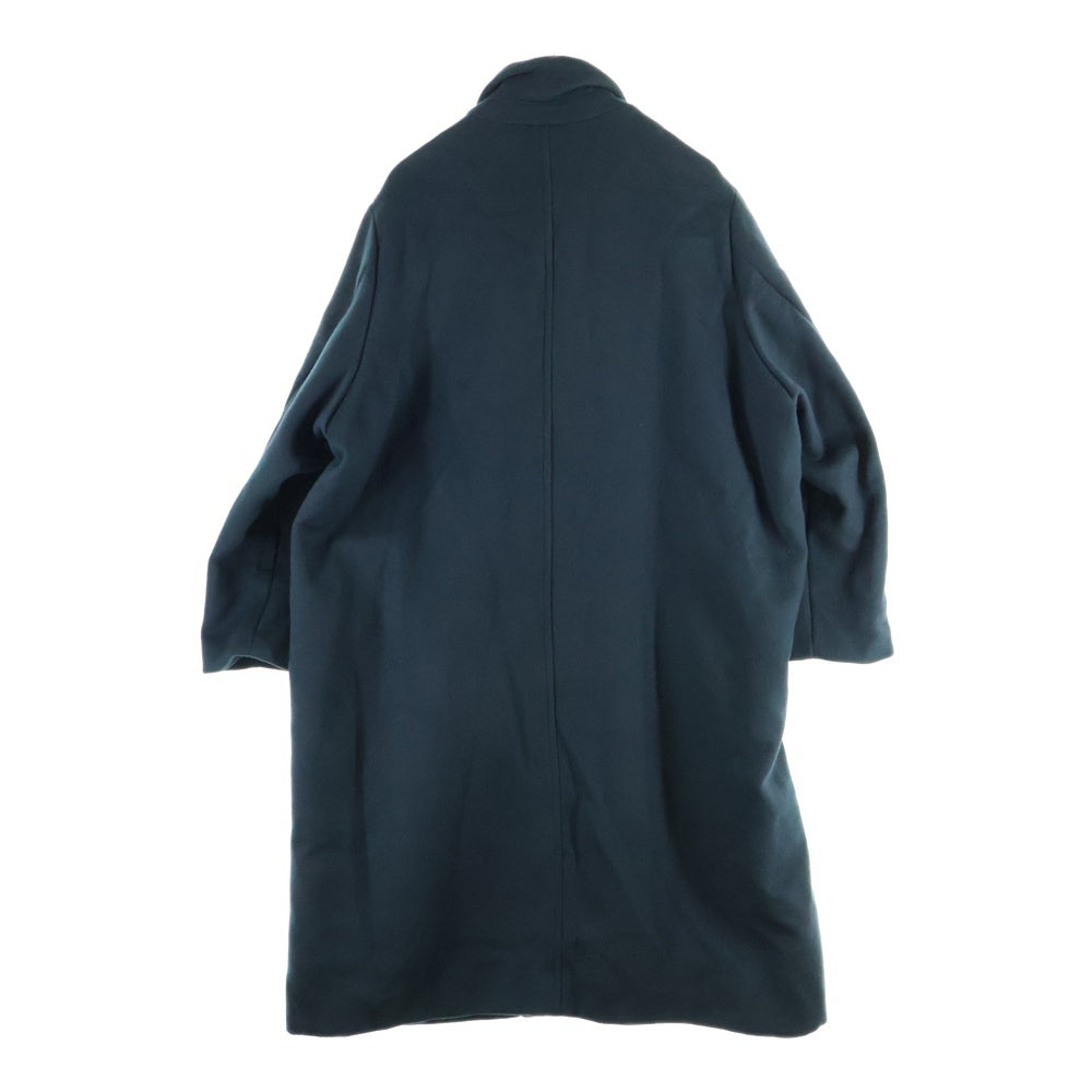 Lui's(ルイス) ウール混 ロングコート グリーン LUZ2012408A0002