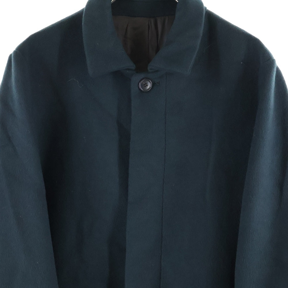 Lui's(ルイス) ウール混 ロングコート グリーン LUZ2012408A0002