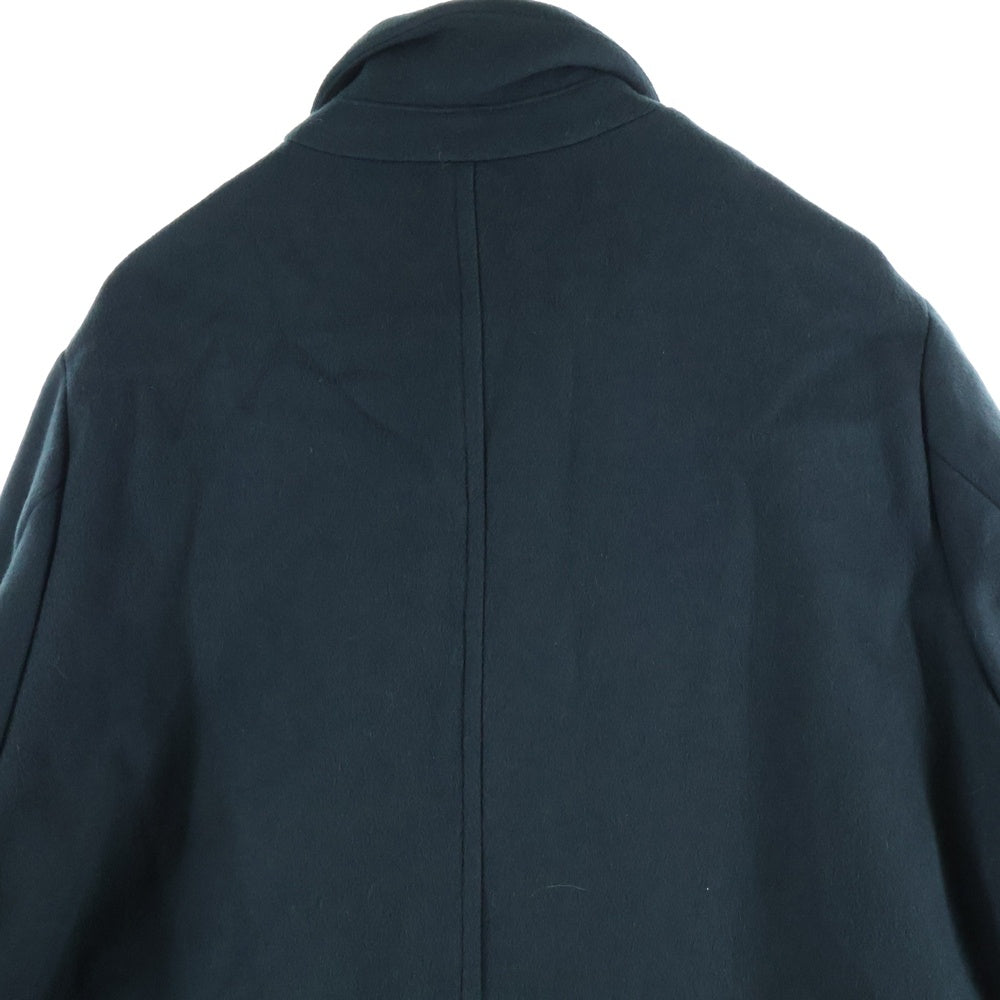 Lui's(ルイス) ウール混 ロングコート グリーン LUZ2012408A0002