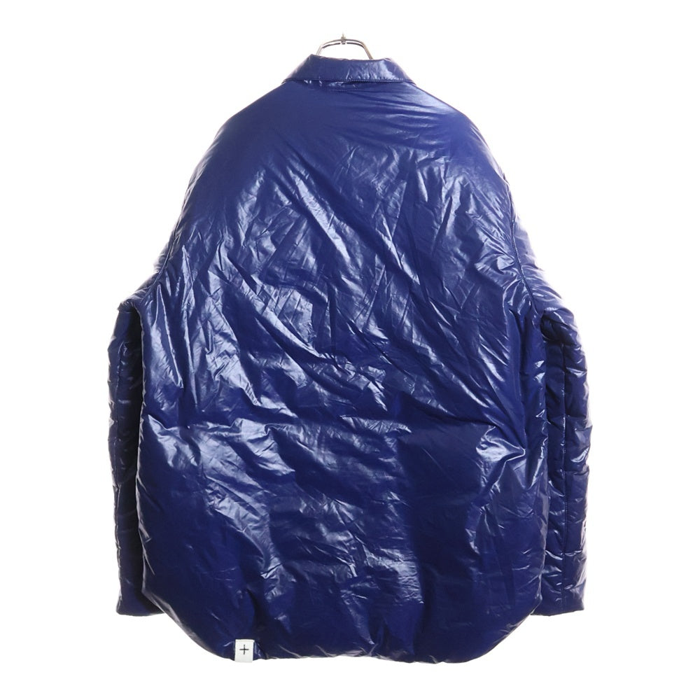 JIL SANDER +(ジルサンダープラス) 22AW ダブルフラップポケット ジップアップ ダウンジャケット ブルー J47AF0009