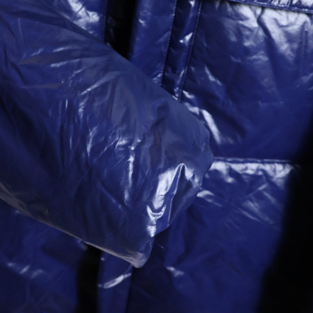 JIL SANDER +(ジルサンダープラス) 22AW ダブルフラップポケット ジップアップ ダウンジャケット ブルー J47AF0009