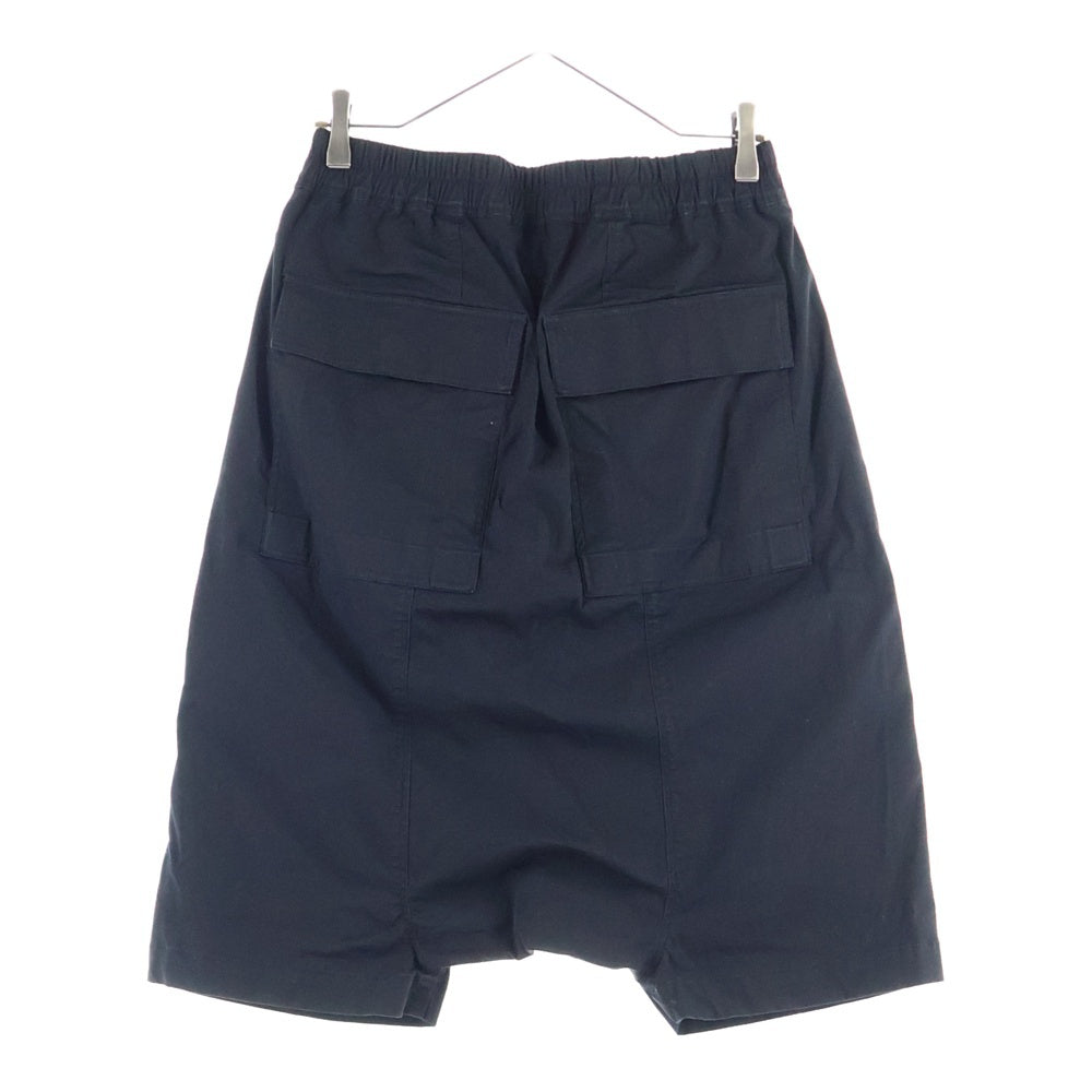 Rick Owens(リックオウエンス) 16SS PODS SHORTS ポッズショーツ ドローストリング ナイロンハーフパンツ ブラック RU16S3384-TE