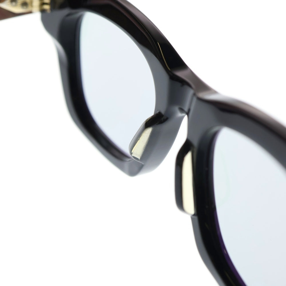 JACQUES MARIE MAGE(ジャック マリー マージュ) DEALAN ディラン ウェリントンフレーム ブライアーウッド調 サングラス アイウェア メガネ 眼鏡 ブラック/ブラウン 47/500 JMMDE10A