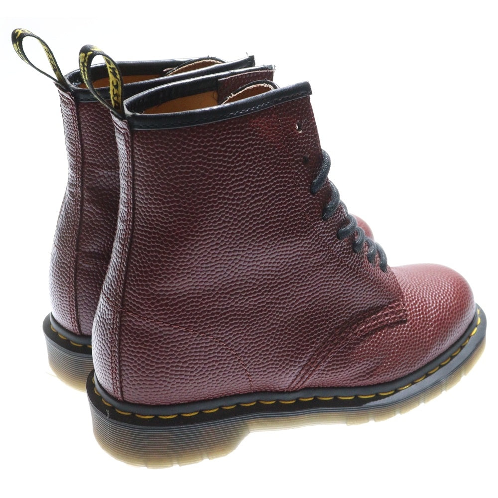 Dr.Martens(ドクターマーチン) ×Stussy 8 Eye Boot Cherry Red ステューシー 8ホール レザーブーツ ハイカットシューズ レディース レッド 22083600