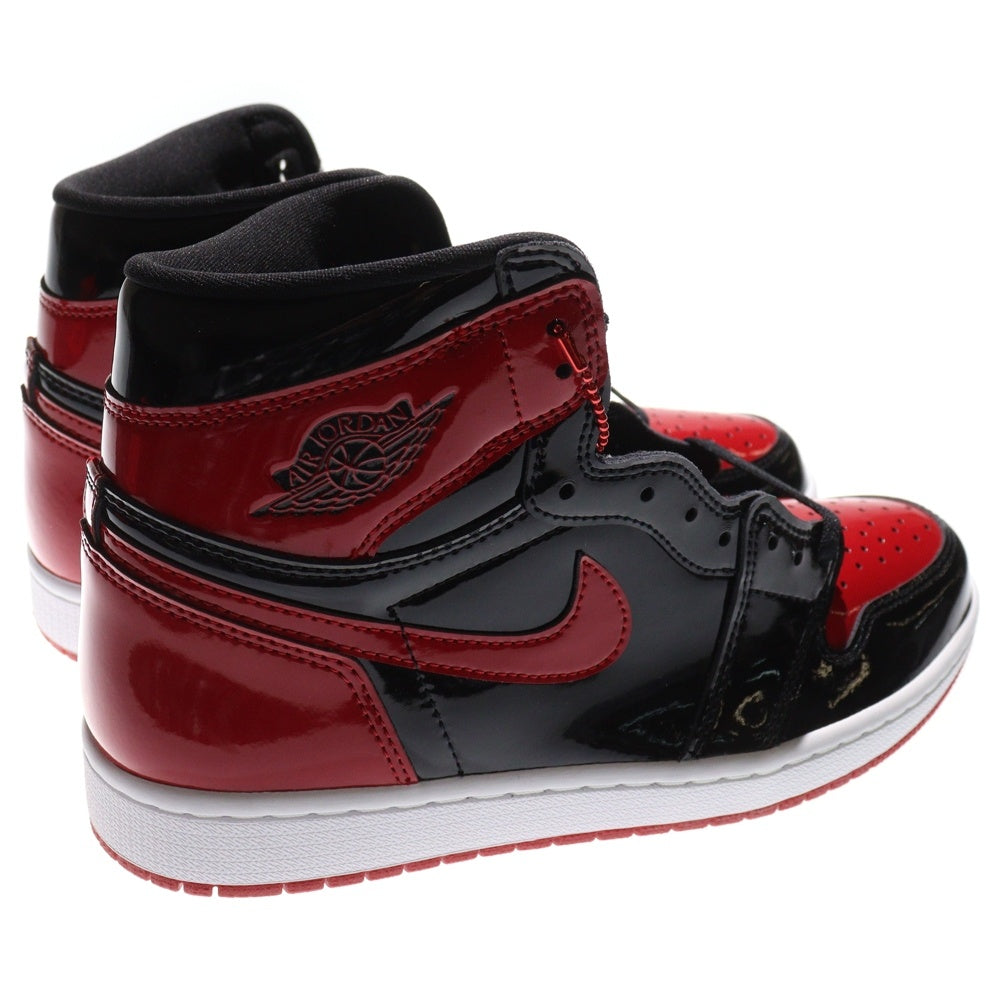 NIKE(ナイキ) AIR JORDAN 1 RETRO HIGH OG BRED PATENT エアジョーダン