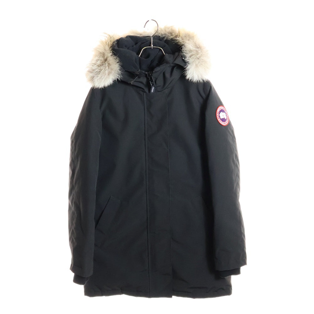 CANADA GOOSE(カナダグース) VICTORIA PARKA ヴィクトリアパーカー ファーダウンジャケット レディース ブラック 3037LA